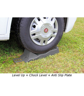 Placa Antideslizante Gris FLAME 2 uds.