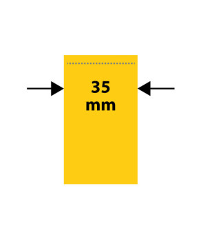 SET 2 TENSION TAPES RATCHET 2 HOOKS AJ - 35CM X 5MT
