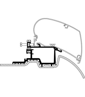 Adapter Sprinter/Crafter 2007-2016 per Thule 6200/6300 - 308073