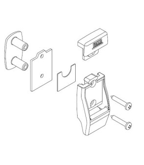 SOPORTES DE PARED PLÁSTICO 2 uds. LLAMA 98655-176.