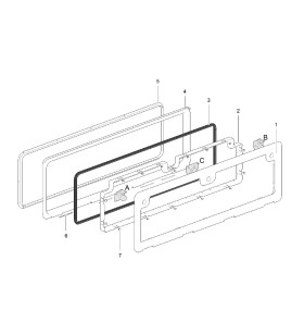 SERVICE DOOR 7 THETFORD door seal