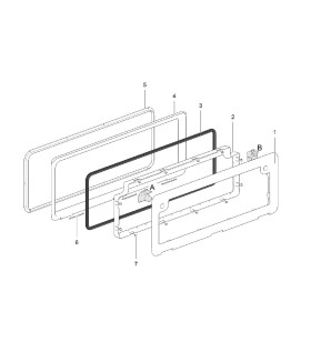 SERVICE DOOR 5 THETFORD door seal