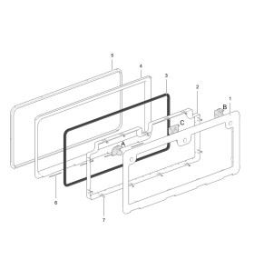 Door seal SERVICE DOOR 6 THETFORD 26611