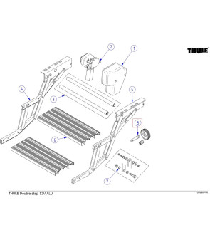 Kit riparazione ingranaggi DOUBLE STEP THULE 1500602282