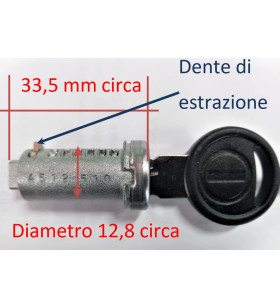 Kit 1 cilindro 2 chiavi Zadi A.S. dal 4501 al 4520