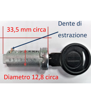 Kit 1 cilindro 2 llaves Zadi A.S. 4501 a 4520 o FPXXX