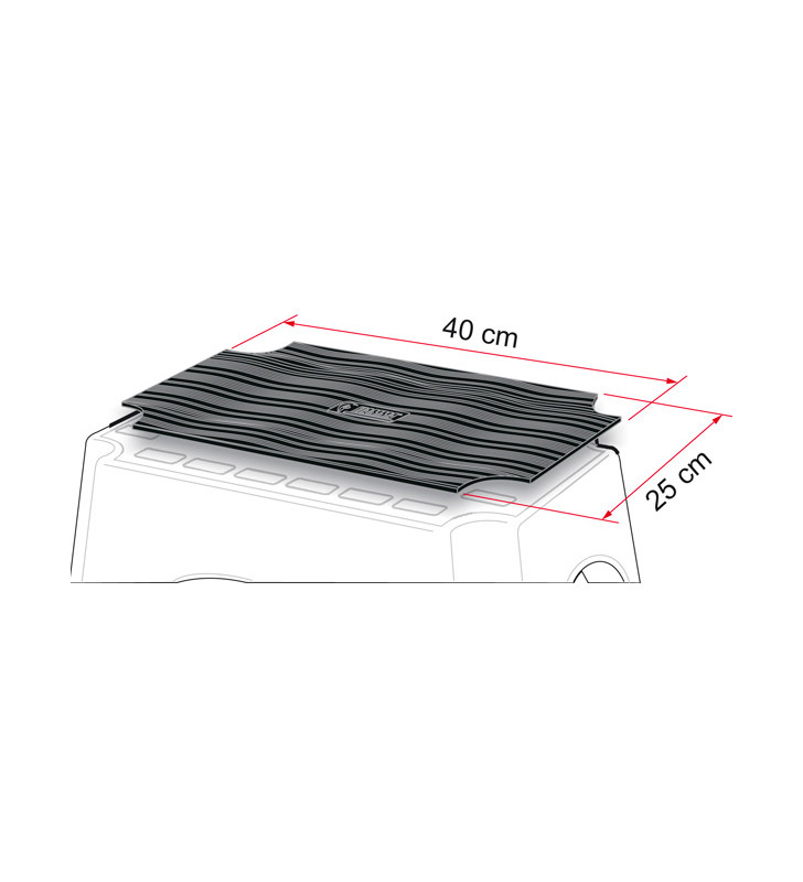 Step-Mat 06373-01- Black FIAMMA per gradini STEP