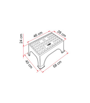 Step Magnum FIAMMA 200 kg 04630-01-