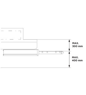 Gradino Thule Slide-Out Step G2 550 12 V - 301839