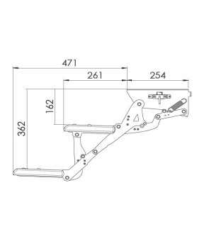 DOUBLE ELECTRIC LIPPERT 10752L STEP 660 mm