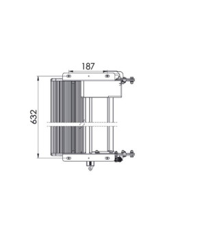 LABORATORIO ELÉCTRICO DOBLE 10752L ESCALÓN 610 mm