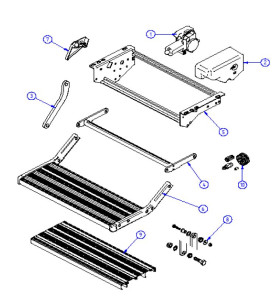 Footboard For Single Step V10 12V Mm 460