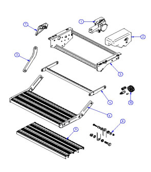 Marchepied Pour Marche Simple V10 12V Mm 460