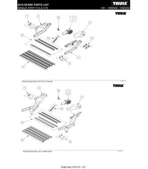 Thule Single Step V10 - V15 THULE 12V Motor - 1500602970