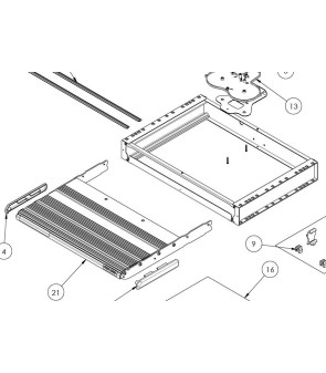 LIPPERT 856-212-1 FERMETURE DE MARCHE AVANT 10856-550-VE10