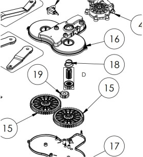 SHAFT-PINION GROUP 10856 NEW STEP PROJECT 2000