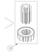 SHAFT-PINION GROUP 10856 NEW STEP PROJECT 2000