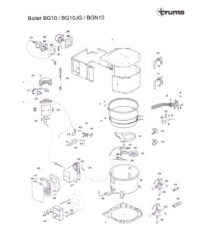 TRUMATIC E4 - Coperchio posteriore comando nero dal 05/2002