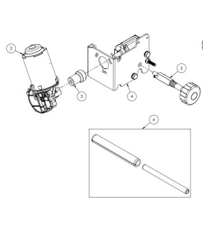 Electric motor for 10570, 10574, 10575,10220 for PROJECT 2000 steps