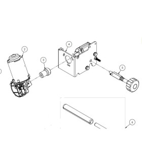 Electric motor nosepiece x 10574-5-6 for PROJECT 2000 steps