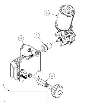 Elektromotor-Nasenstück x 10574-5-6 für PROJECT 2000-Stufen