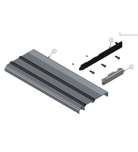 Anti-slip upper platform kit. for step 10574/53 PROJECT 2000