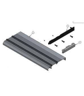 Kit plataforma superior antideslizante. para el paso 10574/53 PROYECTO 2000