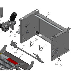 Ressorts DX + SX, renversement de pas 10574-5-6-7 PROJET 2000