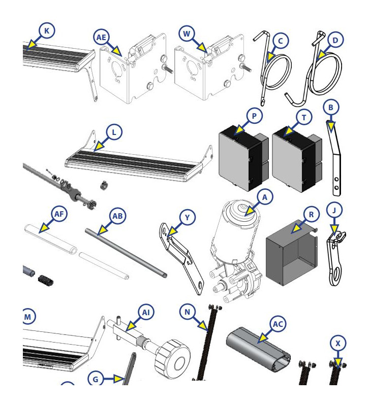 Moteur pour 10576 - 10574 NEW PROJECT2000 step