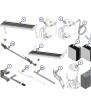 Ensemble réducteur + support marches droite 10570 - 10575 40FD PROJECT 2000