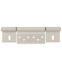 4xH4.5 - 8xH5 - 4xH4.5 cm hinge for doors and lockers