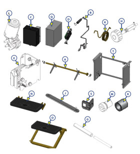 Caja motor derecha paso 10570 PROJECT 2000