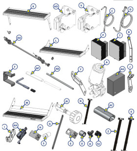 Caja motor derecha paso 10570 PROJECT 2000