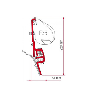 Fiamma Veranda Assembly Kit BRANDRUP VW T4