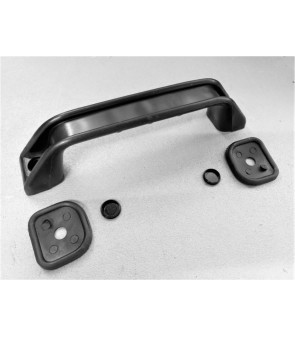 Towing handle 2 holes black for caravans