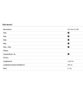 SUN VIEW XL450 2020 FIAMMA