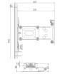 LCD SUPPORT RAIL EXTRACTION AND ORIENTATION MOD. 12653/0001/10/000