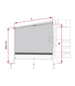 SUN VIEW SIDE F45-F70-F65 2020 FIAMMA 08185-01-
