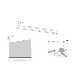SUN VIEW SIDE CARAVANSTORE F35 2020 FLAME 08186-01-