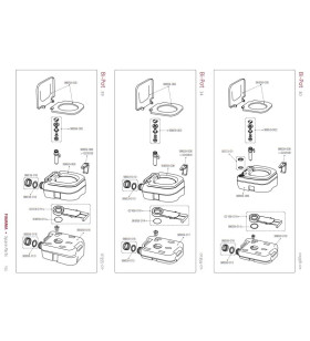 HINGE KIT ADD. BIPOT 30/34/39 after 02-2008 - 98659-006