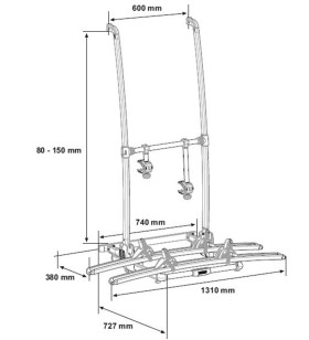 Thule Excellent Bike Carrier Standard Version 309821