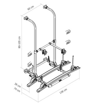 Thule Sport G2 porte-vélos garage 2/4 vélos