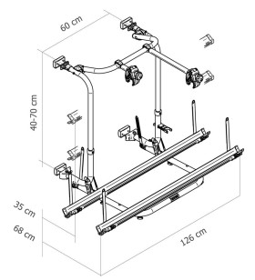 Thule Sport G2 SV 3 bike carrier 40/70 bikes