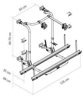 Thule Sport G2 SV 3 bike carrier 40/70 bikes