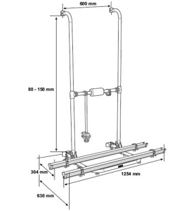 Thule Essential Standard 3 bike carrier 80/150