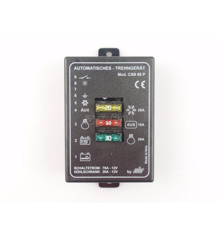 Automatic battery separator CSB 96-SP with power supply from “+key” 402965