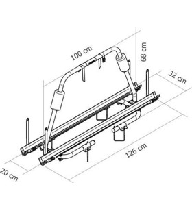 Porte-vélos léger Thule Sport Caravan - 306598