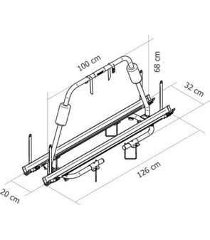 Thule Sport Caravan Light Bike Carrier - 306598