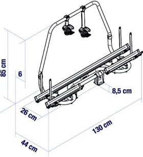 Portabici Thule Caravan Smart 2 bici