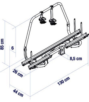 Porte-vélos Thule Caravan Smart 2 - 307129
